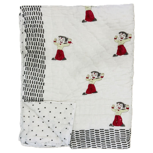 Bheem Kids Cotton Quilt (45x60 inches)