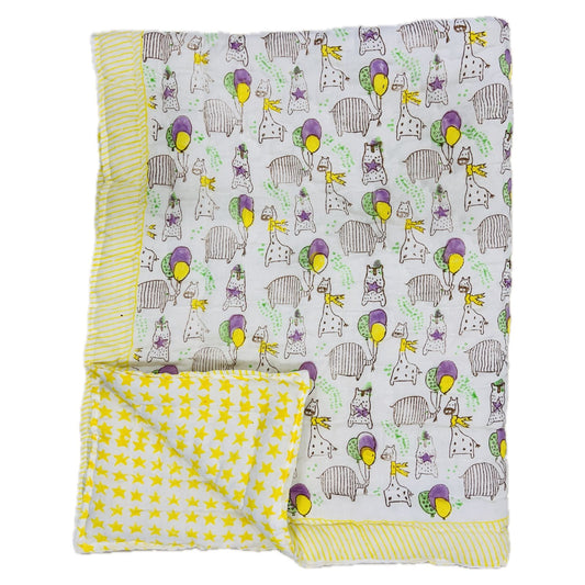 Elephant Cotton Kids Quilt (45x60 inch)
