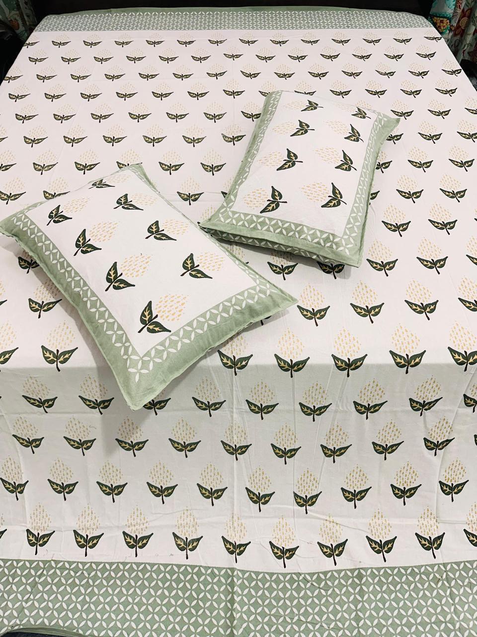 Butterfly Premium Bedsheet Double bed (100x108 inch)