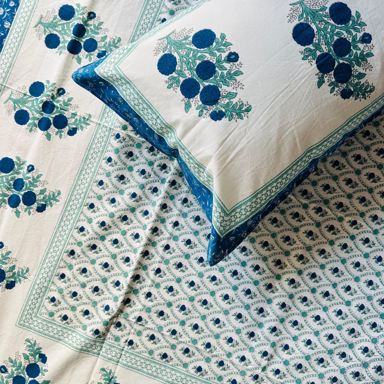 Floral Single Bed Bedsheet (60x90) inch