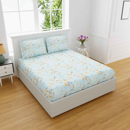 Classy Cotton King Size Bed Sheet (108x108) inch - Swirls