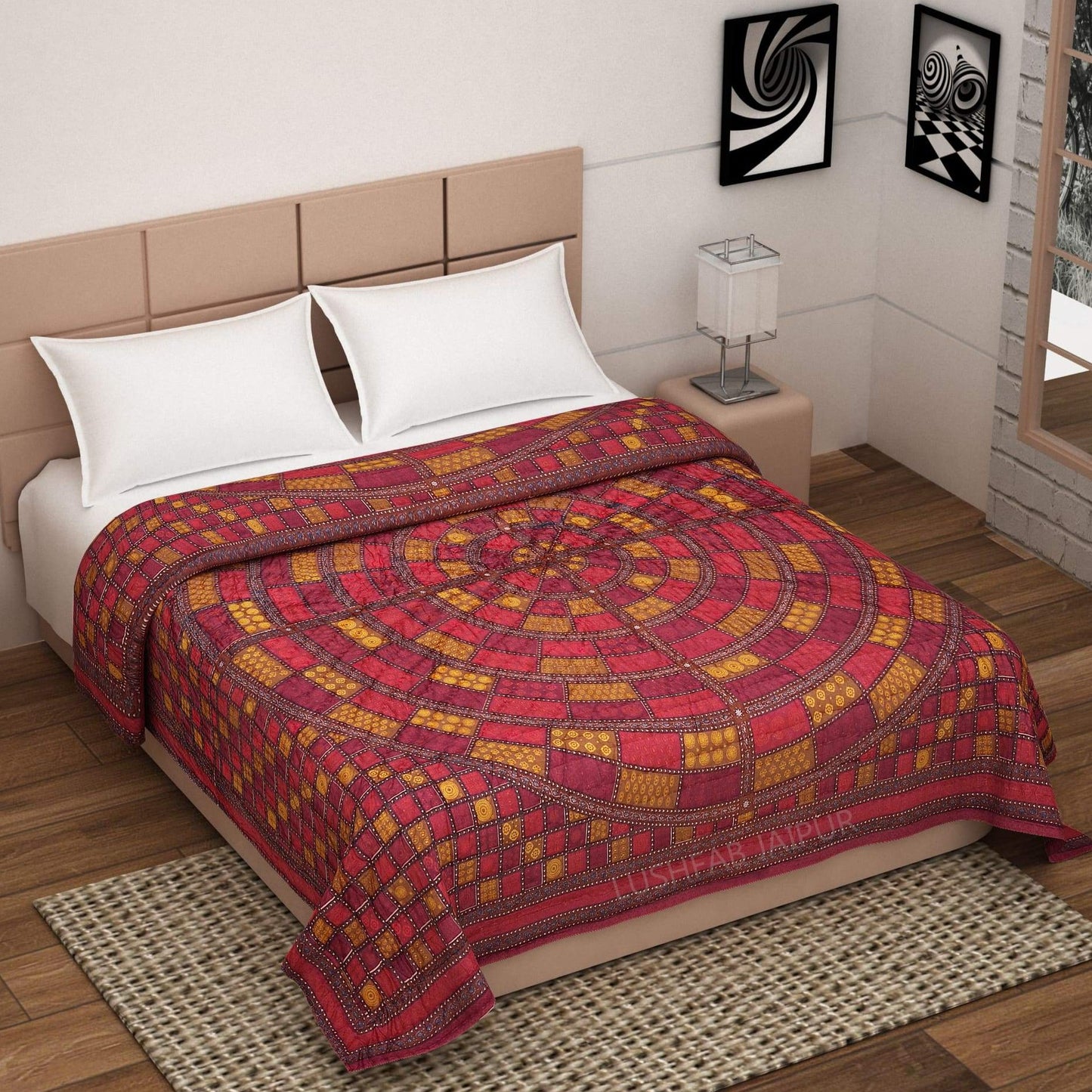 rajasthani jaipuri razai quilt online -lushfab jaipur