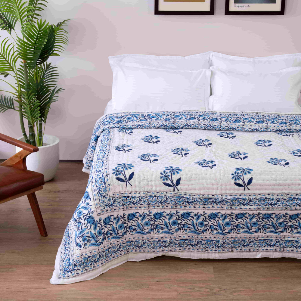 India's Best Cotton Jaipuri Razai & Quilt double and single bed online