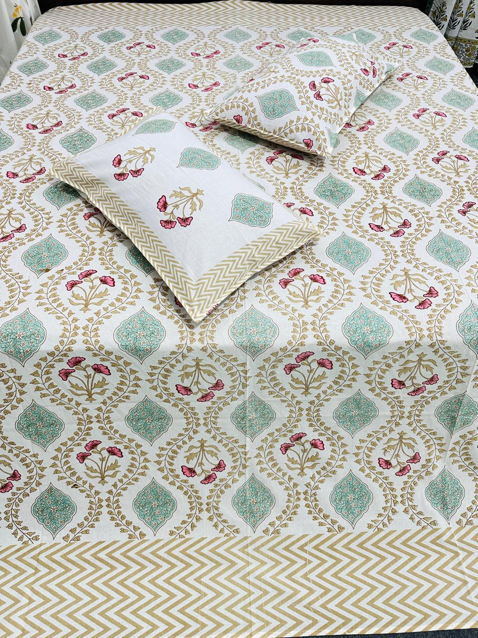 cotton_king_size_bedsheet_jaipuri_printed