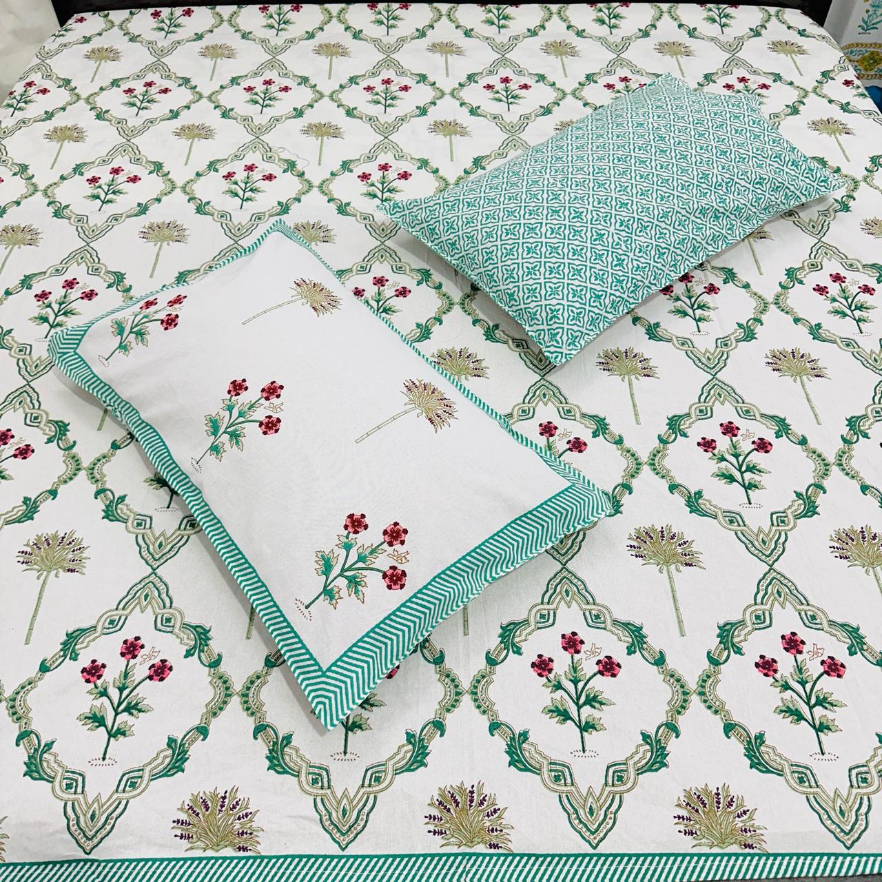 Classy Cotton King Size Bed Sheet (108x108) inch - Rosy