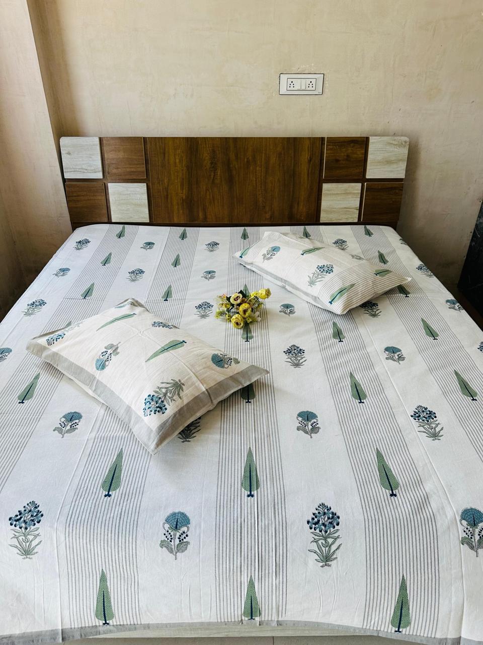 premium_organic_blue_cotton_king_size_bedsheet_australia