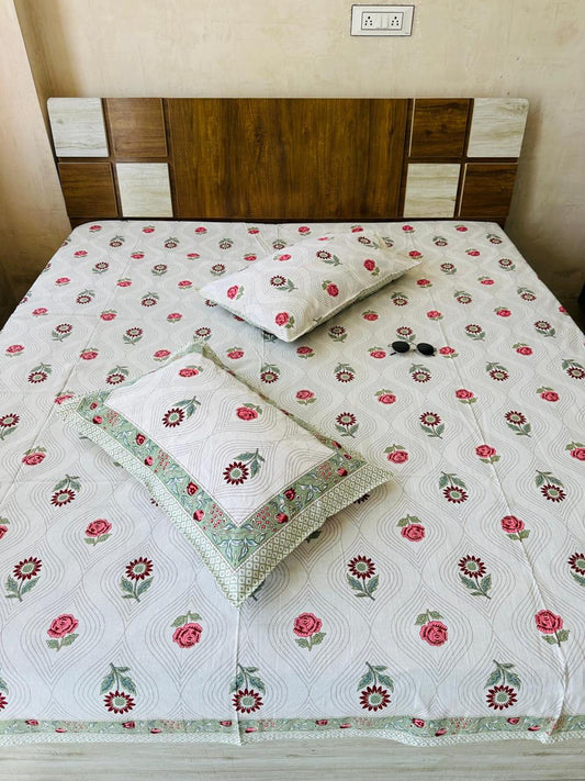 Sunflower Premium Bedsheet Double bed (100x108 inch)