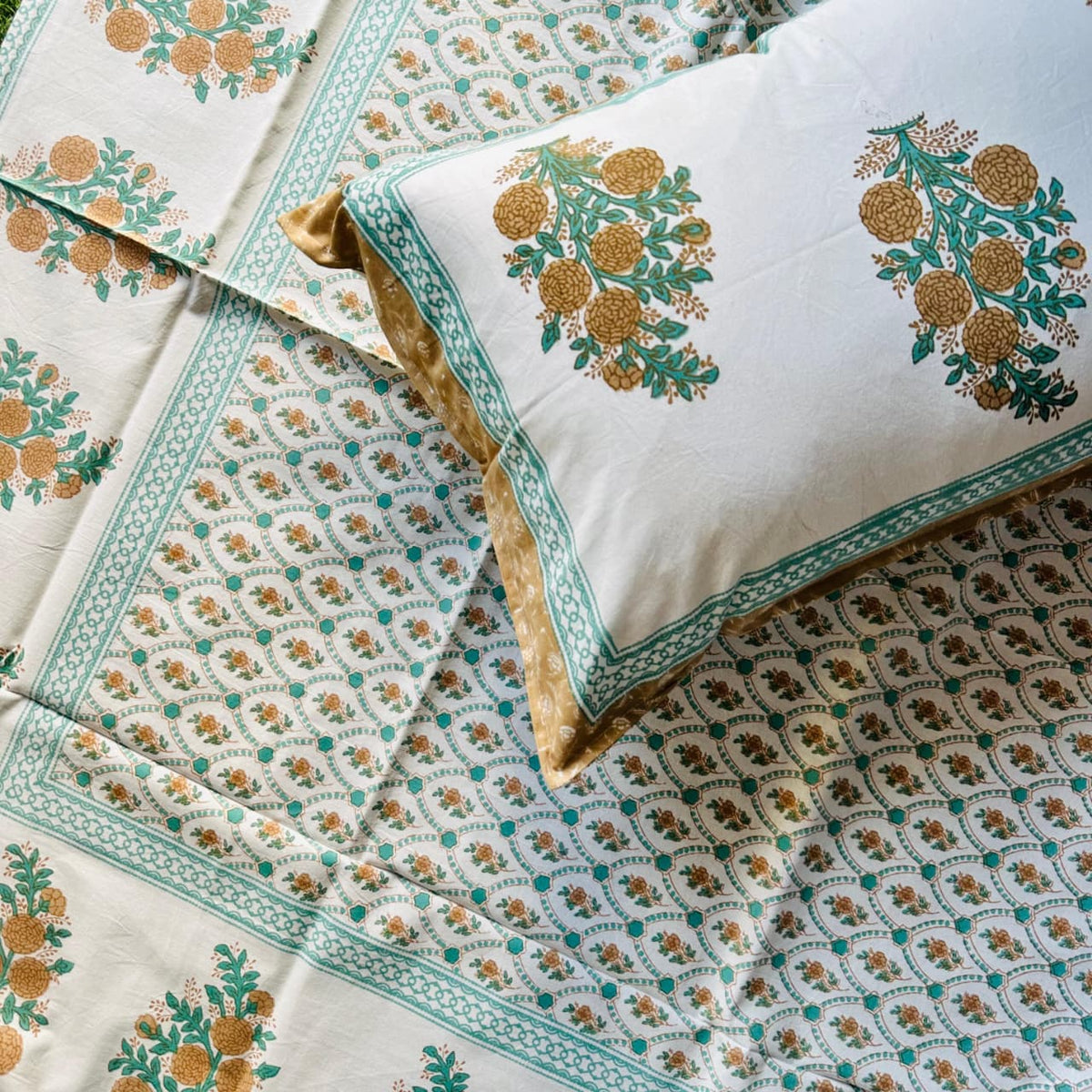 Floral Single Bed Bedsheet (60x90) inch