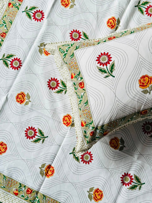 Sunflower Single Bed Bedsheet (60x90) inch