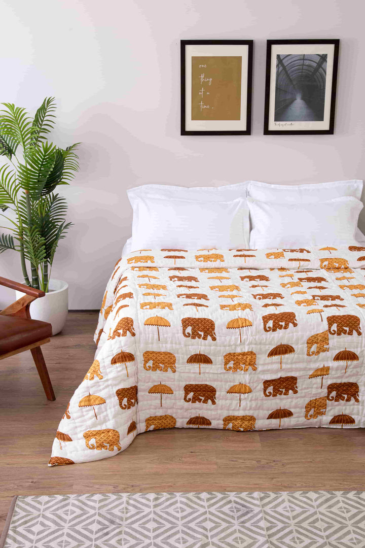 Shop Mughal Jaipuri Razai Quilt Online Double bed for Winter Lushfab